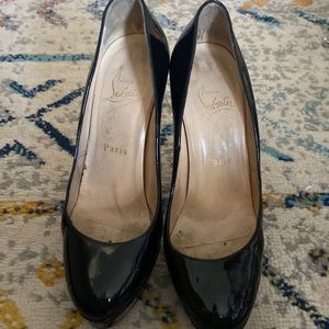 Christian Louboutin black heels, size 37